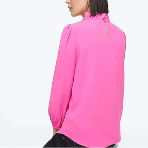 J crew Long-sleeve ruffleneck top in 365 crepe
XS - Picture 2 of 10